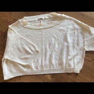 Free People cropped sweater